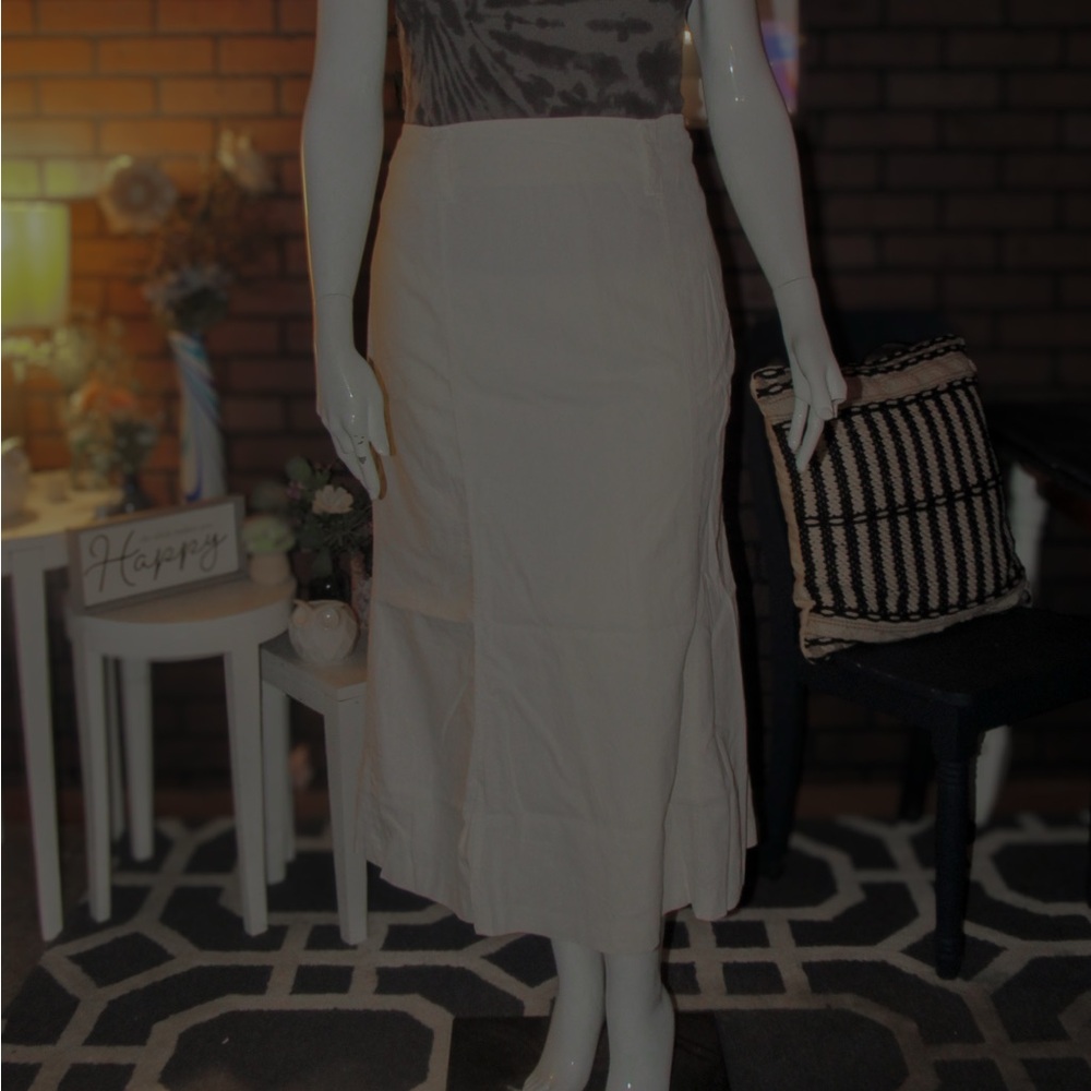 Cato Cream Maxi Skirt